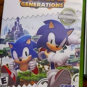 Xbox 360 Sonic generations game